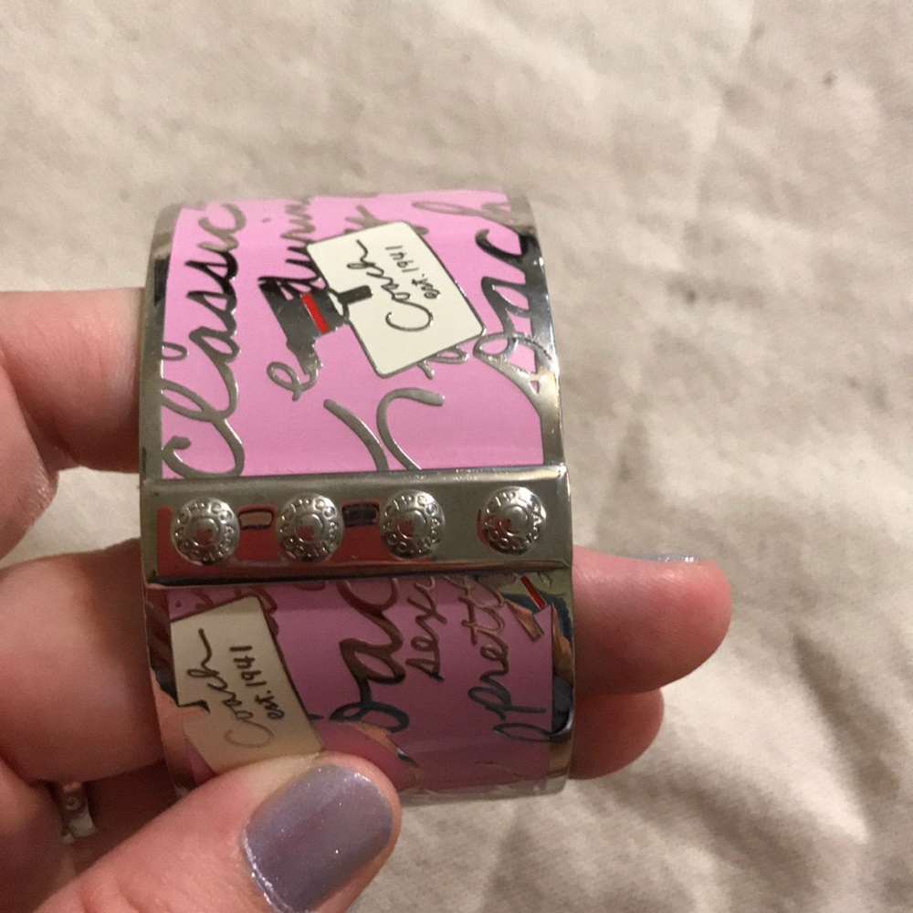 Pink Coach Bangle - Picture 4 of 4